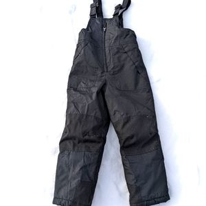 Snow pants bibs overalls snowsuit black 5 6 unisex
